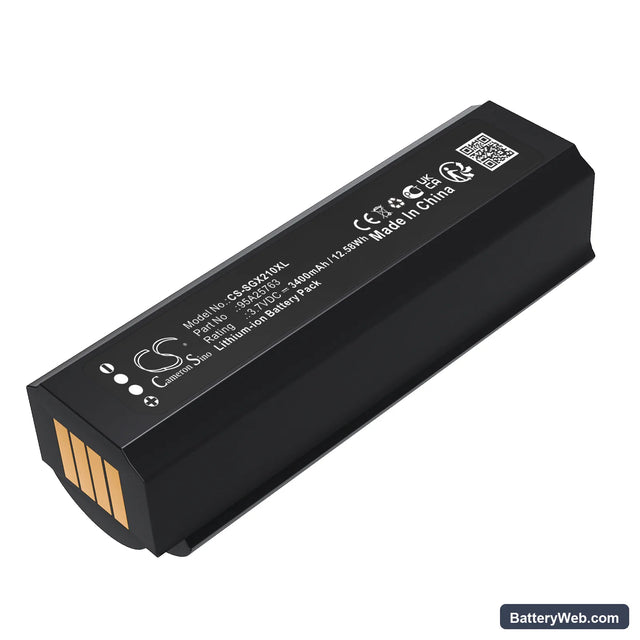 Shure ADX2 Replacement Battery, 3.7V, 3400mAh, Li-ion 1