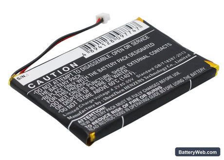 SkyGolf SkyCaddie Aire Replacement Battery, 3.7V, 850mAh, Li-Polymer 4