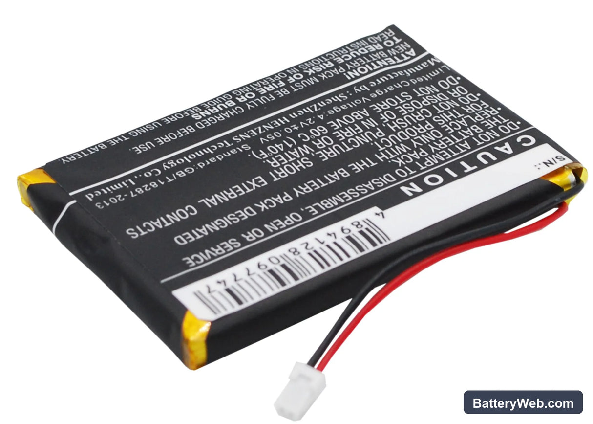 SkyGolf SkyCaddie Aire Replacement Battery, 3.7V, 850mAh, Li-Polymer 5