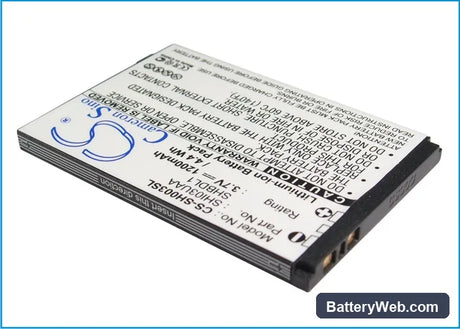 Sharp Galapagos 003SH Replacement Battery, 3.7V, 1200mAh, Li-ion 1