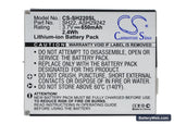 Sharp SH-06A Replacement Battery, 3.7V, 650mAh, Li-ion 1
