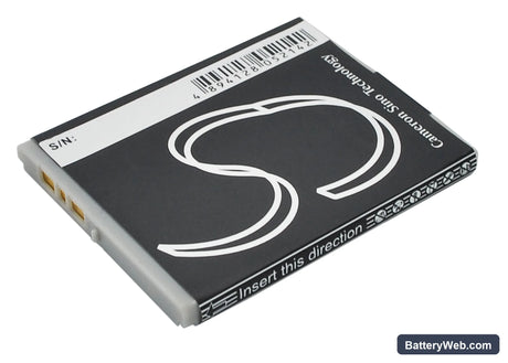 Sharp SH-06A Replacement Battery, 3.7V, 650mAh, Li-ion 5