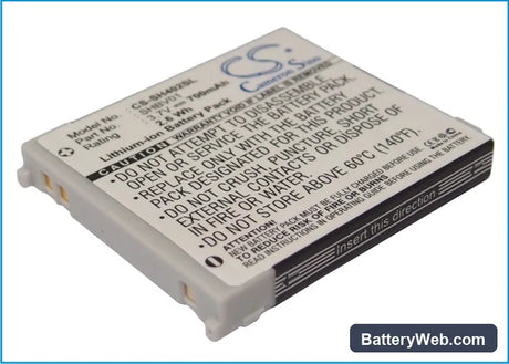Sharp V402SH Replacement Battery, 3.7V, 700mAh, Li-ion 2