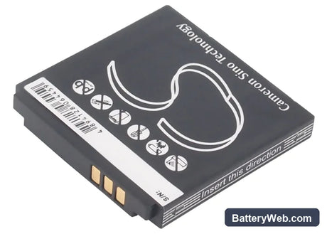 Sharp SH5010C Replacement Battery, 3.7V, 600mAh, Li-ion 4