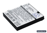 Sharp V604SH Replacement Battery, 3.7V, 550mAh, Li-ion 3