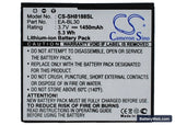 Sharp SH8188U Replacement Battery, 3.7V, 1450mAh, Li-ion 5