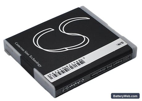 Sharp SH901iS Replacement Battery, 3.7V, 720mAh, Li-ion 3