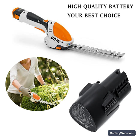 Stihl HSA 25 Replacement Battery, 10.8V, 2500mAh, Li-ion 6