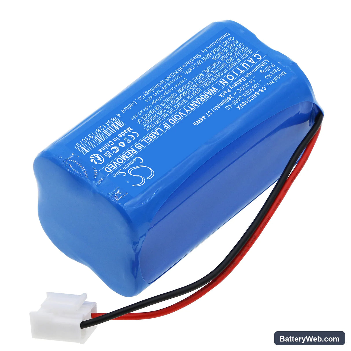 Shark C3 mini Replacement Battery, 14.4V, 2600mAh, Li-ion 2