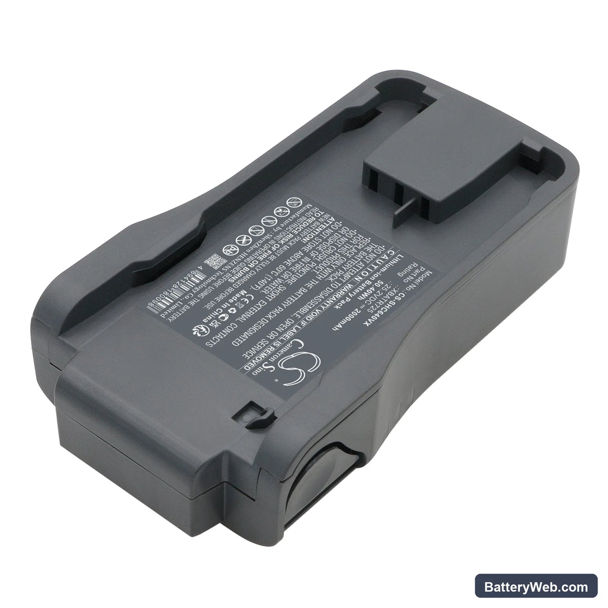 Shark IZ662H Replacement Battery, 25.2V, 2000mAh, Li-ion 2