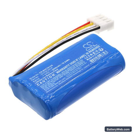 Shark CH701 Replacement Battery, 7.4V, 2600mAh, Li-ion 1