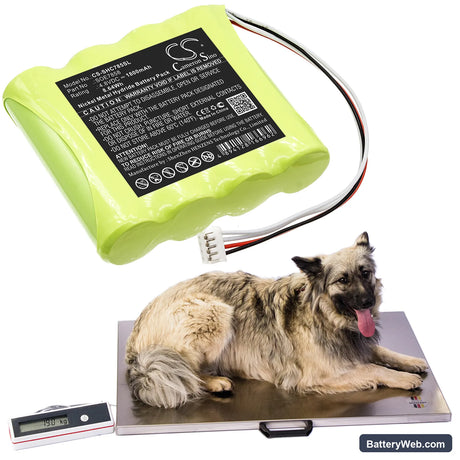 Soehnle Scale 7858 Replacement Battery, 4.8V, 1800mAh, Ni-MH 6