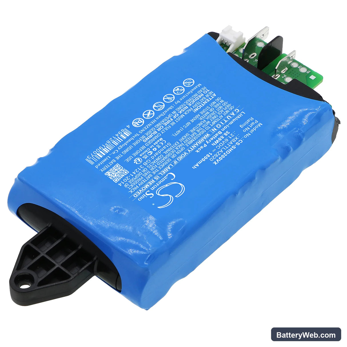 Shark HydroVac Cordless Pro XL Replacement Battery, 21.6V, 1800mAh, Li-ion 2