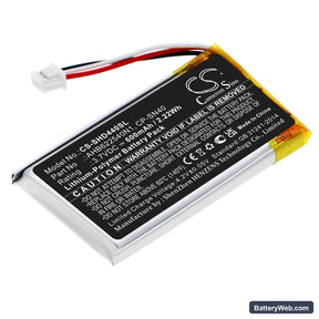 Sennheiser HD 4.50BTNC Replacement Battery, 3.7V, 600mAh, Li-Polymer 1