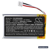 Sennheiser HD 4.50BTNC Replacement Battery, 3.7V, 600mAh, Li-Polymer 3