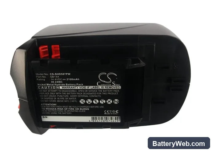 Skil 2587 Replacement Battery, 14.4V, 2100mAh, Ni-MH 5