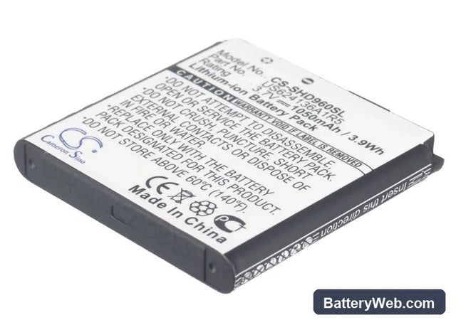 Action HDMax Extreme Replacement Battery, 3.7V, 1050mAh, Li-ion 1