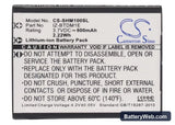 Sharp Portable Plasmacluster Ion Generator IG-DM1Z-W Replacement Battery, 3.7V, 600mAh, Li-ion 5