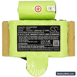 Shark 1010FK Replacement Battery, 15.6V, 2000mAh, Ni-MH 3