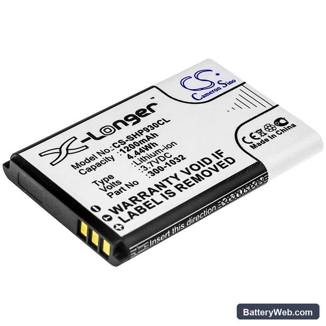 Shoretel IP930D Replacement Battery, 3.7V, 1200mAh, Li-ion 1