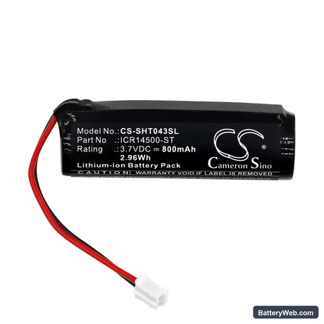Simplehuman ST1045 Replacement Battery, 3.7V, 800mAh, Li-ion 3
