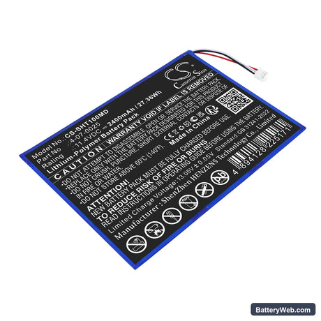 Schiller FT1 ECG Replacement Battery, 11.4V, 2400mAh, Li-Polymer 1