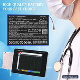 Schiller FT1 ECG Replacement Battery, 11.4V, 2400mAh, Li-Polymer 6