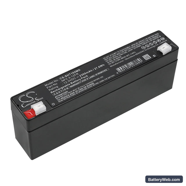 B. BRAUN 620-200 Safety Infusion System Replacement Battery, 12V, 2300mAh, Sealed Lead Acid 1