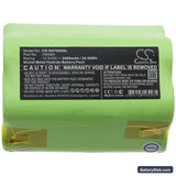 Soehnle TESTUT T62 Type B250 Replacement Battery, 12V, 2000mAh, Ni-MH 3