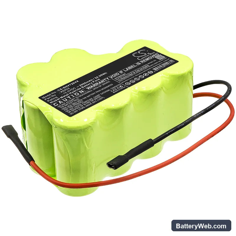 Shark SV726 Replacement Battery, 12V, 2000mAh, Ni-MH 1