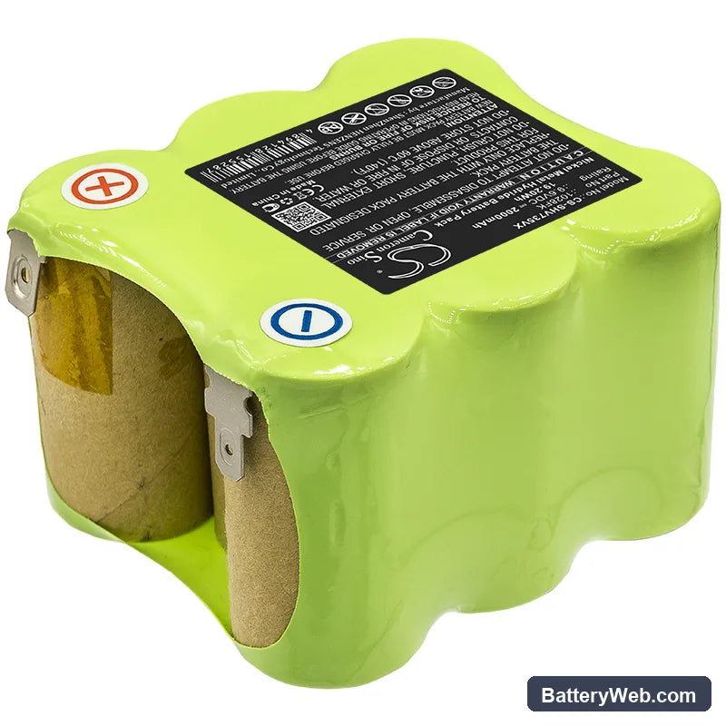 Shark SV735 Replacement Battery, 9.6V, 2000mAh, Ni-MH 2