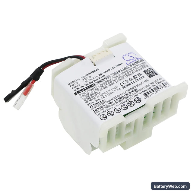 Shark LV800 Replacement Battery, 10.8V, 2000mAh, Li-ion 1