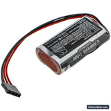 Schneider Tsx17 Replacement Battery, 3.6V, 5400mAh, Li-SOCl2 2