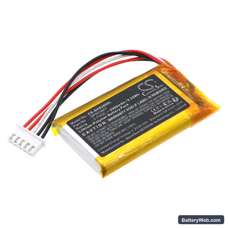 Sony SRS-XE200 Replacement Battery, 3.7V, 2500mAh, Li-Polymer 1
