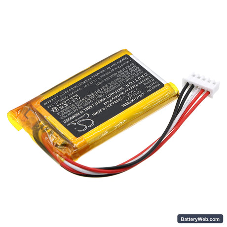 Sony SRS-XE200 Replacement Battery, 3.7V, 2500mAh, Li-Polymer 2