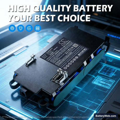 Shark IX140H Replacement Battery, 21.6V, 1800mAh, Li-ion 7
