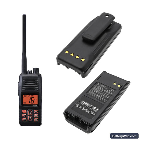 Standard Horizon HX400IS Replacement Battery, 7.4V, 3200mAh, Li-ion 6