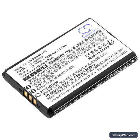 SenHaix 1410 Replacement Battery, 3.7V, 1000mAh, Li-ion 1