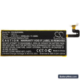 Sharp Z3 Replacement Battery, 3.85V, 2950mAh, Li-Polymer 3