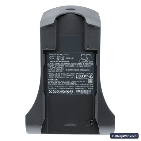 Shark IZ201 Replacement Battery, 25.2V, 3000mAh, Li-ion 5