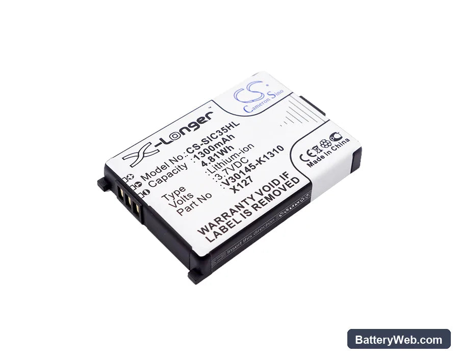Siemens C35 Replacement Battery, 3.7V, 1300mAh, Li-ion 1