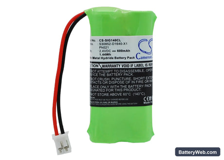 Siemens Gigaset 140 Replacement Battery, 2.4V, 600mAh, Ni-MH 1