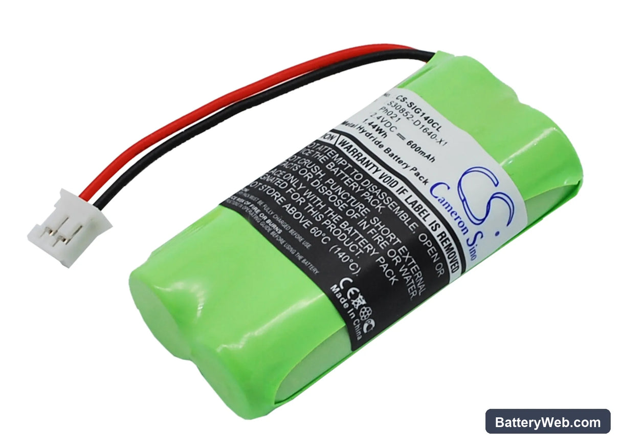 Siemens Gigaset 140 Replacement Battery, 2.4V, 600mAh, Ni-MH 3