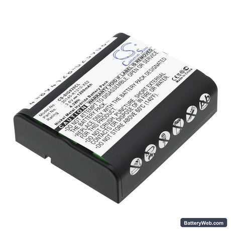 Universum SL7 Replacement Battery, 3.6V, 1200mAh, Ni-MH 1