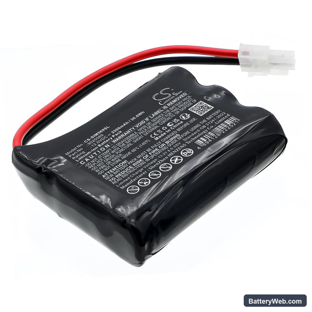 Simu 2447-3092 Replacement Battery, 12V, 2500mAh, Li-ion 1