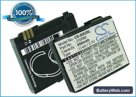 Siemens X2 Replacement Battery, 3.7V, 650mAh, Li-ion 1