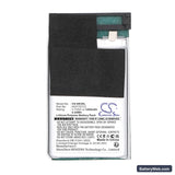 T-Mobile Sidekick 2 Replacement Battery, 3.7V, 1200mAh, Li-Polymer 5