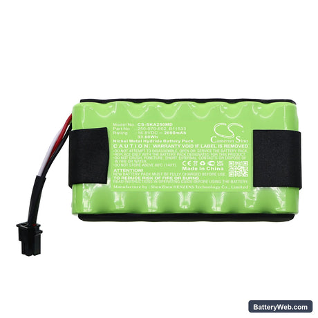 Stryker irrigation pump AHTO Replacement Battery, 16.8V, 2000mAh, Ni-MH 3