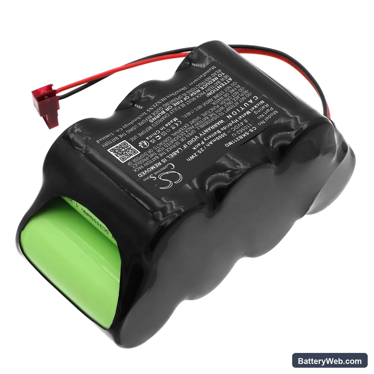 Stryker 211-22 Power Pack Interpulse Replacement Battery, 8.4V, 3000mAh, Ni-MH 2