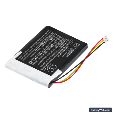 Socket Mobile S860 Replacement Battery, 3.7V, 600mAh, Li-Polymer 2